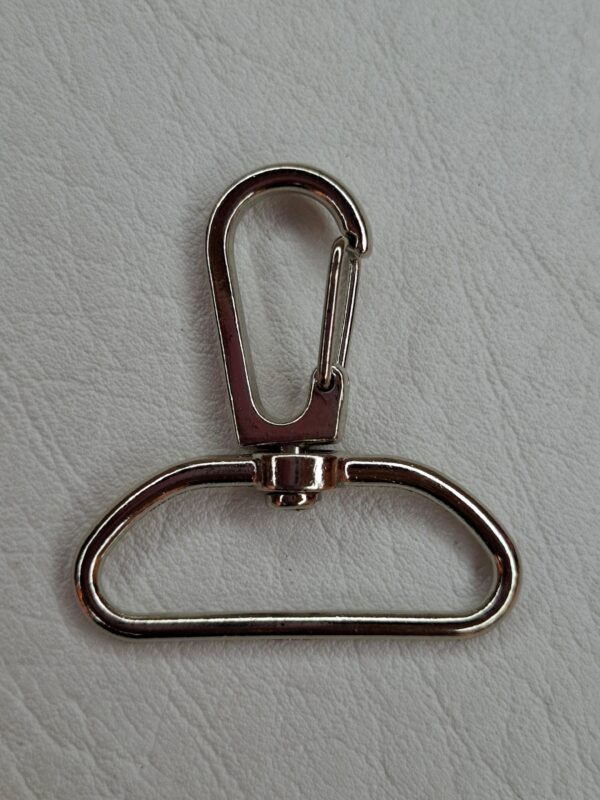 Herraje para cartera plateado