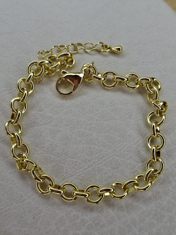 Pulsera eslabón redondo