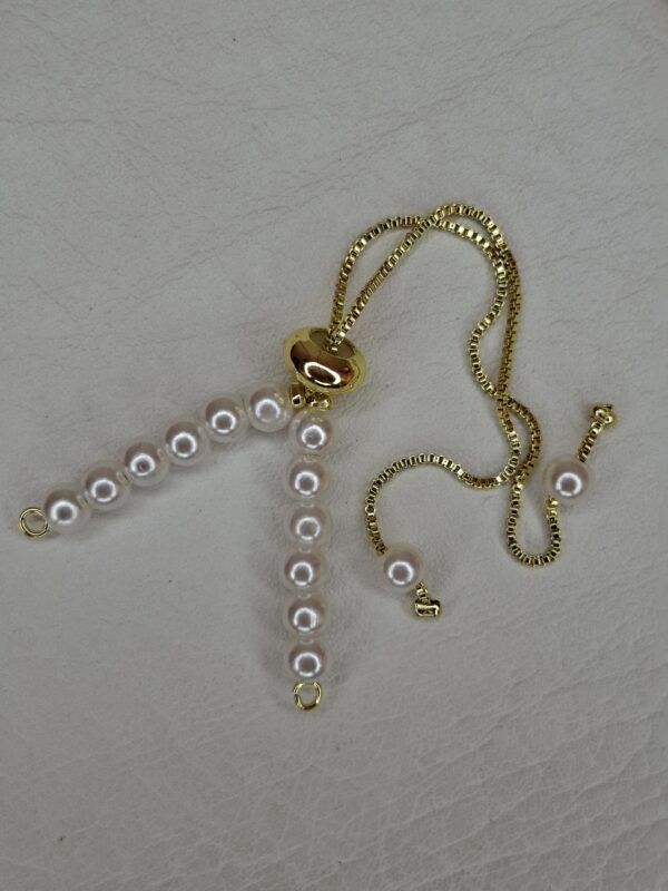 Base pulsera perla acrílica