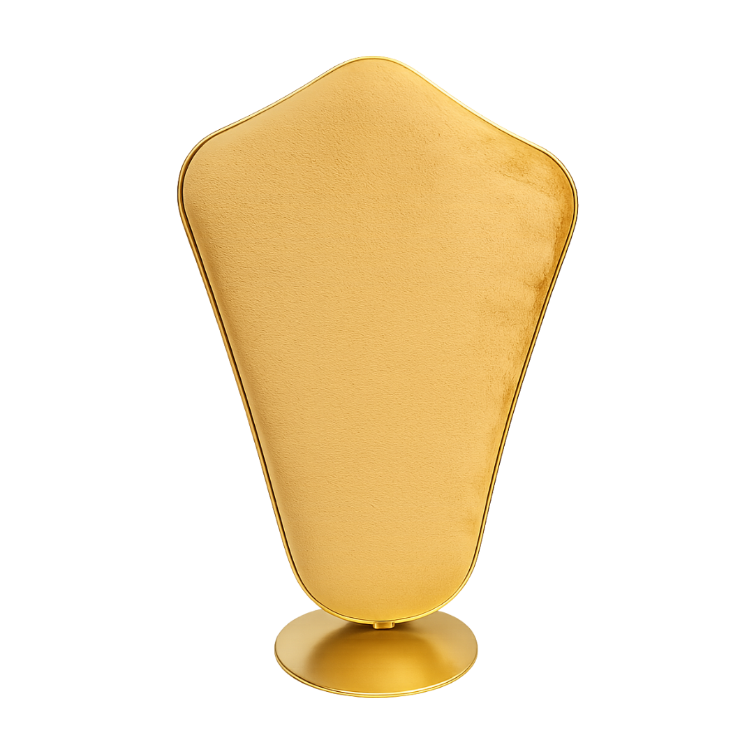 Exhibor de anillos redondo liso abajo