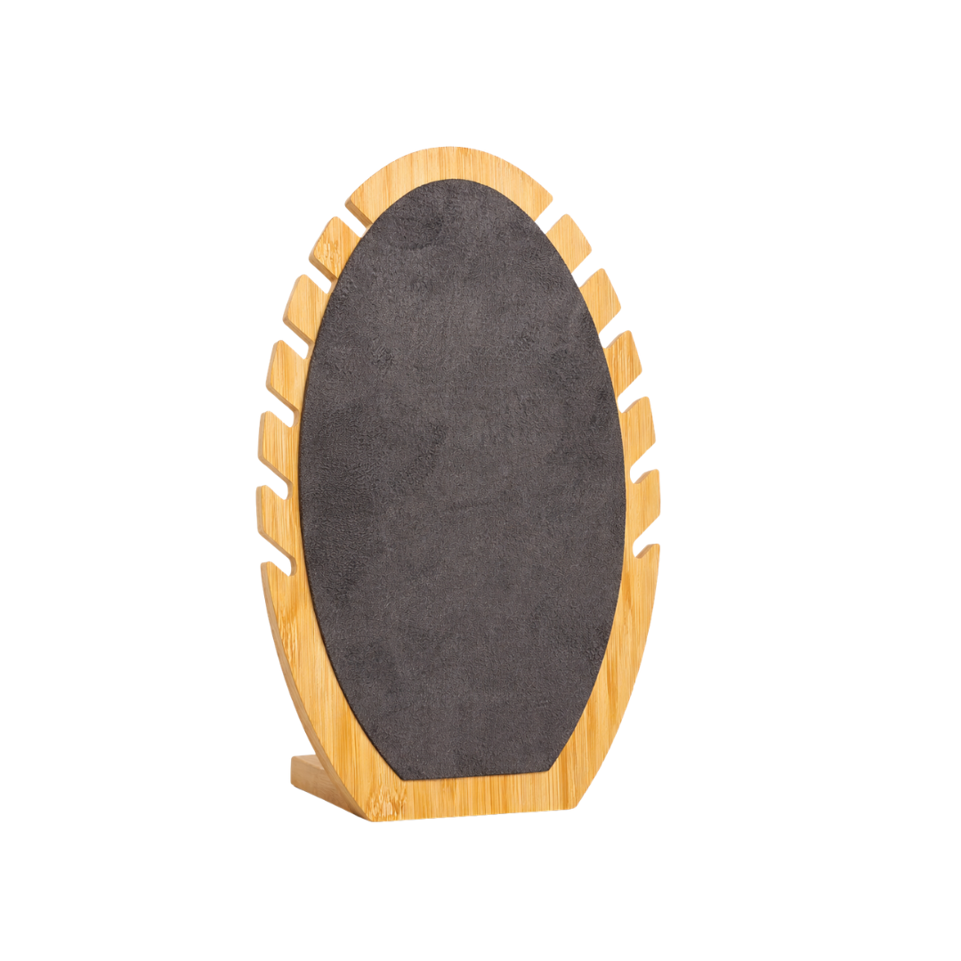 Cristal borde rose gold y negro