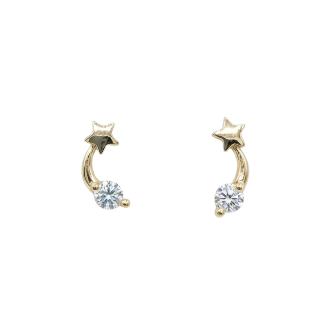 Topito Estrella fugaz Oro 10K