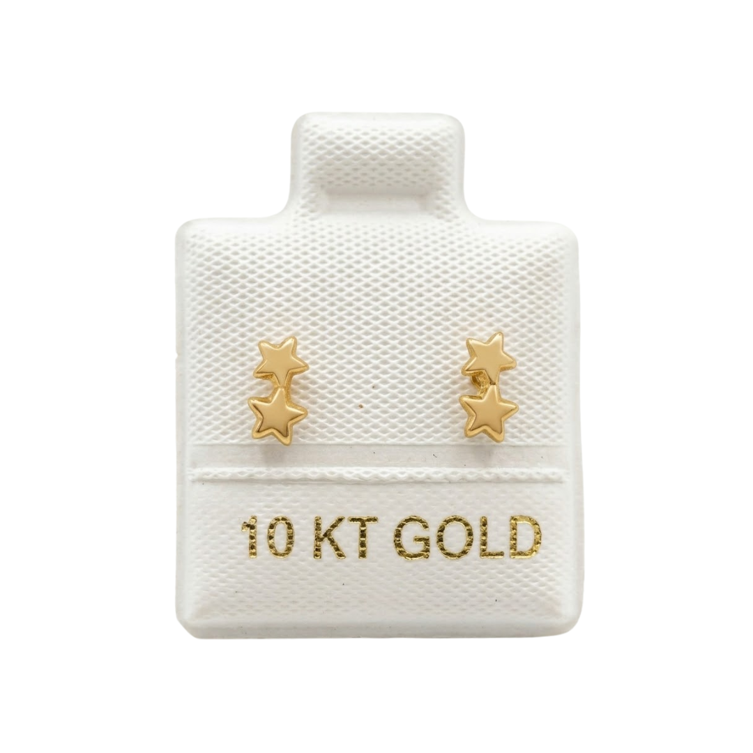 Topito Doble estrellas Oro 10k