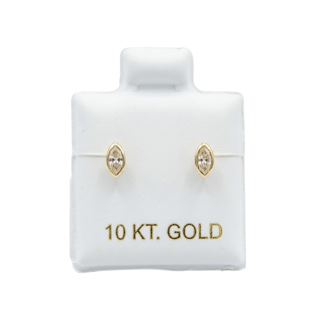 Topito Lágrima Oro 10K