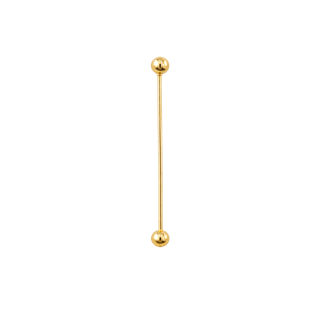 Piercing oreja transversal Oro 14K